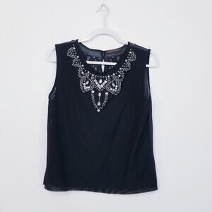 Patrick Gerard Rhinestones Gem Blouse